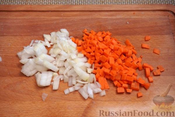 Кускус с морковью и соевым соусом