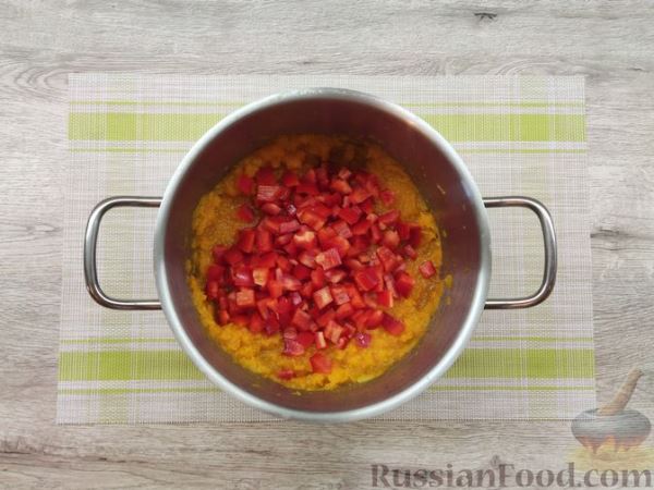 Тыквенно-томатный соус с болгарским перцем