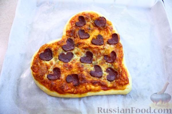 Пицца ко Дню влюблённых